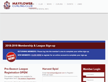 Tablet Screenshot of mayflowercc.com